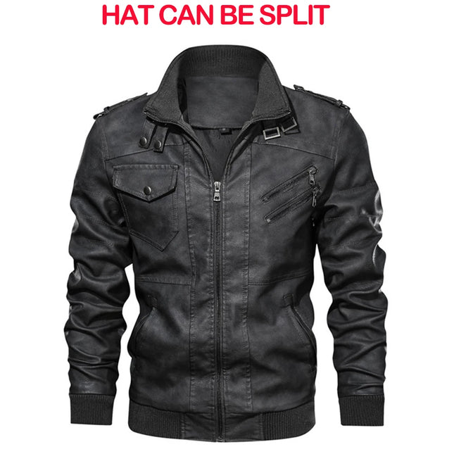 Men's Leather Jackets PU Leather Motorcycle King Billion by zapcart