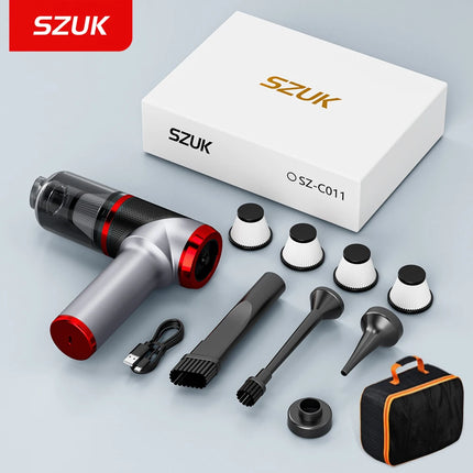 SZUK Wireless Car Vacuum Cleaner Strong Suction Portable by zapcart