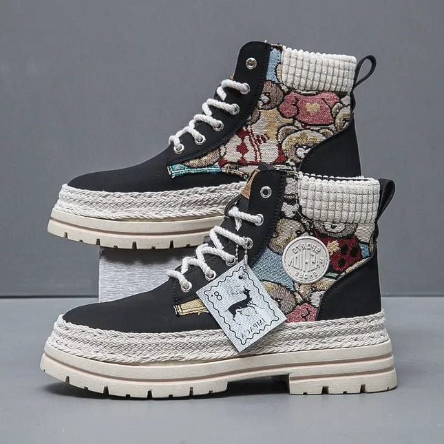 PDMCMS Mens Leather Ankle Chelsea Boots | Durable Chelsea Style