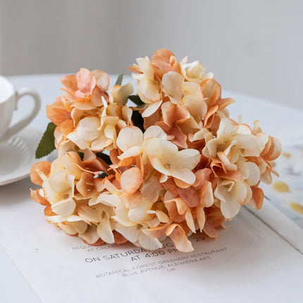 SMR Silk Hydrangea Artificial Flowers Vase For Home Decor by zapcart