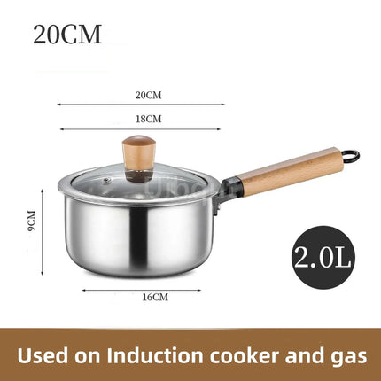 Uibqut Stainless Steel Double Bottom Soup Pot Home Cooks by zapcart