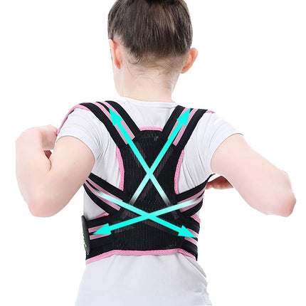 SIKOZNS Kids Posture Corrector Adjustable Back Belt by zapcart