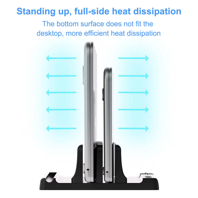 ANMONE Vertical Laptop Stand With Adjustable Dock For Home by zapcart