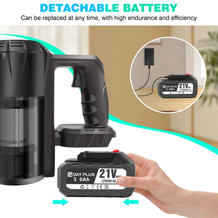 DayPlus Cordless Vacuum Cleaner Powerful Suction For Home by zapcart