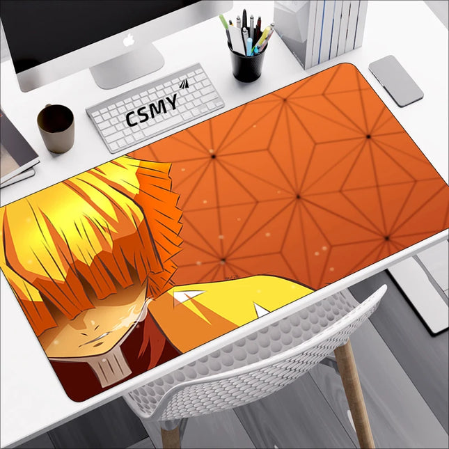 Demon Slayer Gaming Mouse Pad CSMY Non Slip Desk Mat by zapcart