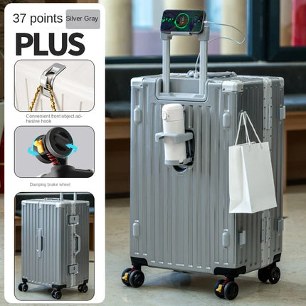 Jiangxi Unisex Large Capacity USB Charging Premium Luggage by zapcart