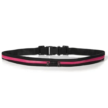 Bonytain Running Waist Pack Unisex Waterproof Double Pocket by zapcart