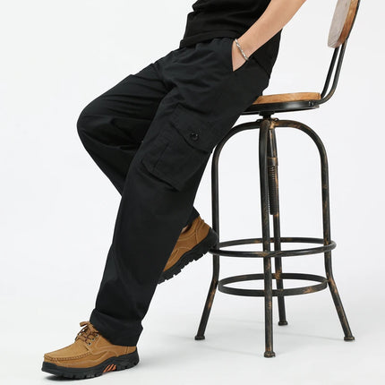 CPCOEPAXCN Mens Cargo Pants Cotton Loose Fit Multi Pocket by zapcart