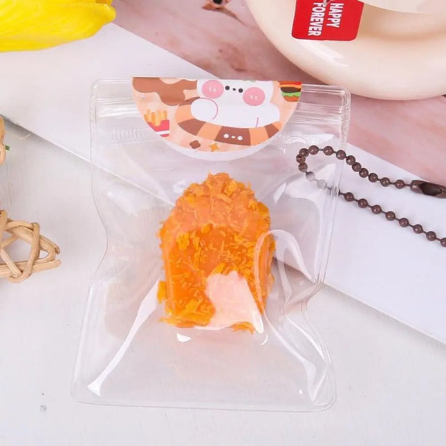 Kids Sensory Bread Crumbs Pinch Toy Slow Rebound Squeeze by zapcart
