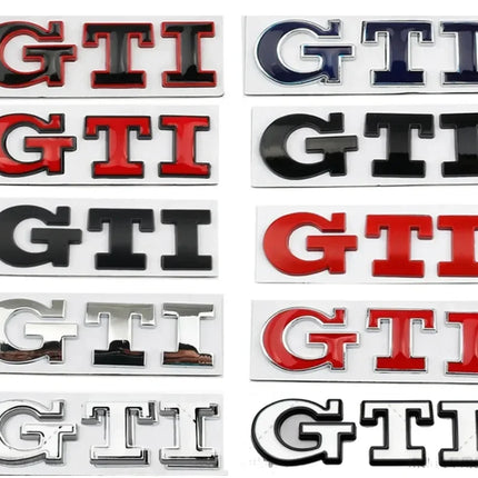 Hign-concerned 3D Metal GTI Badge For VW Golf GTI Rear Trunk by zapcart