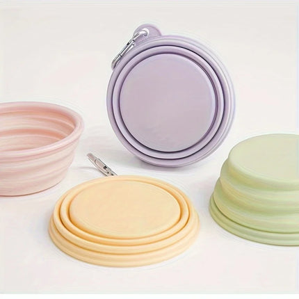Choice Hanging Dog Travel Folding Silicone Bowl Portable by zapcart