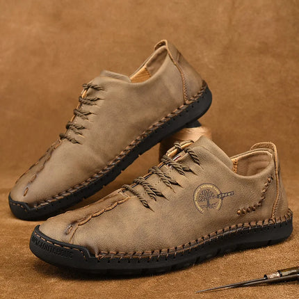 COZOK Handmade Leather Shoes For Men Comfortable Casual by zapcart