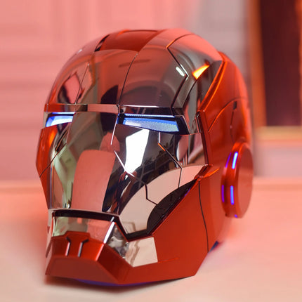 Iron Man Mk5 Helmet AutoKing Voice Control Light Eyes Adult by zapcart