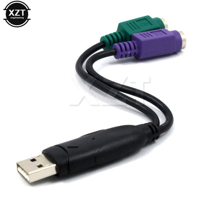 WYMECT USB to PS2 Keyboard and Mouse Adapter for PCs by zapcart