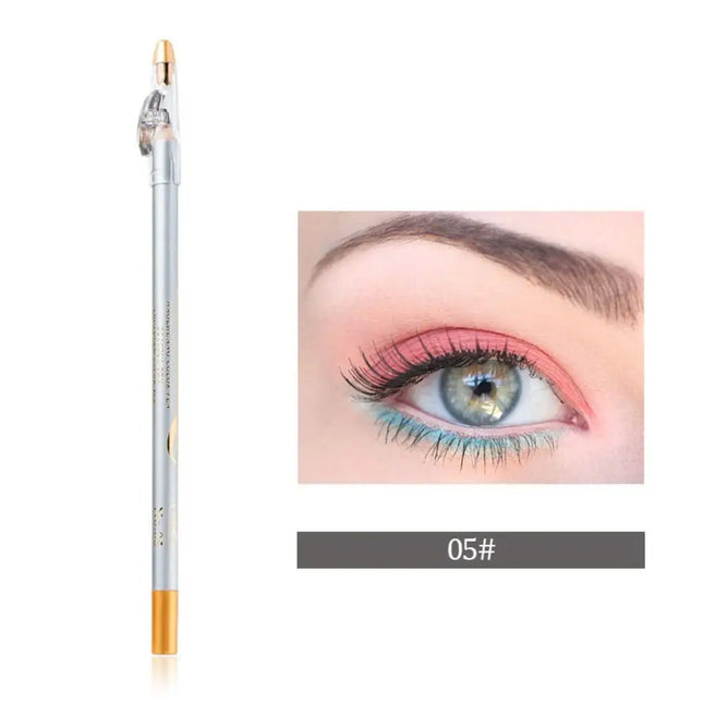 Five Colors Eyebrow Eyeliner Pencil Portable Waterproof Day by zapcart