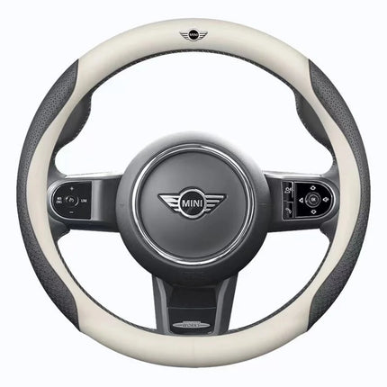 Mini Cooper Steering Wheel Cover With Car Logo Fits F54 F55 by zapcart