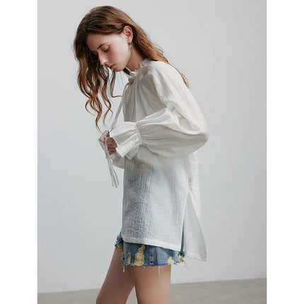 Toyouth Women Lyocell Blouse Shirt Breathable Summer 2025 by zapcart