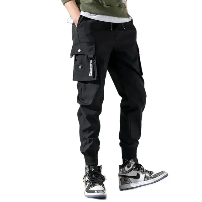 Longchengyixi Men Cargo Joggers Classic Drawcord Pants by zapcart