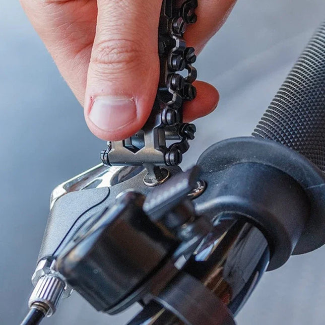 Multifunctional Bracelet Stainless Steel Men's Outdoor Tool Bracelet 29 in 1 Bracelet European and American Couple Watch Strap by zapcart