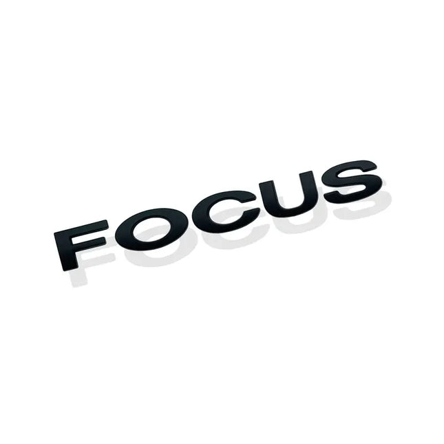 Focus Emblem Badge 3D ABS Silver Black Sticker For Owners by zapcart