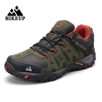 Hikeup Mens Hiking Shoes Durable Non Slip Mountain Trekking by zapcart