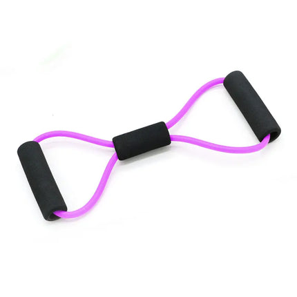 Unisex Yoga Elastic Band 8 Word Chest Expander Workout by zapcart