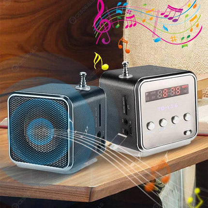 Occkic TD V26 Portable Digital FM Radio Speaker For Travel