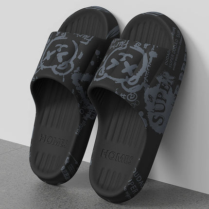 QYCKABY Mens Slippers Anti Slip Cozy Soft Indoor Slides