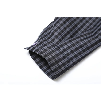Y2K Plaid Shirt For Women Harajuku Aesthetic Long Sleeve by zapcart
