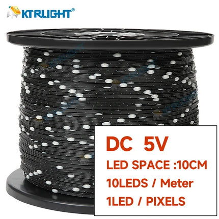 KTRLIGHT Addressable RGB Curtain Strip 5V IP68 For Arduino by zapcart