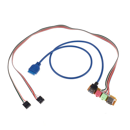 SDHI USB Front Panel Cable 2.0 And 3.0 Replacement For PC by zapcart
