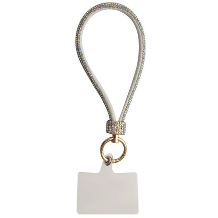 CN Unisex Cell Lanyard Pendant With Rhinestone Diamonds by zapcart