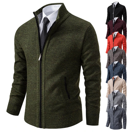 ENWEIGECN Mens Knitted Cardigan Warm Cozy Everyday Wear by zapcart