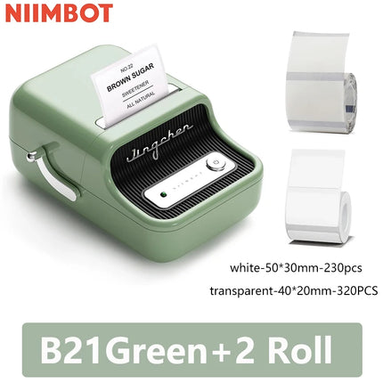 Niimbot B21 Mini Portable Thermal Label Printer For Home by zapcart
