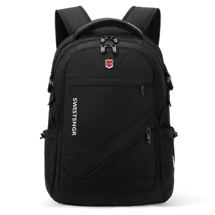 SWISTSNGRCN Waterproof Laptop Backpack 17In USB Charging by zapcart