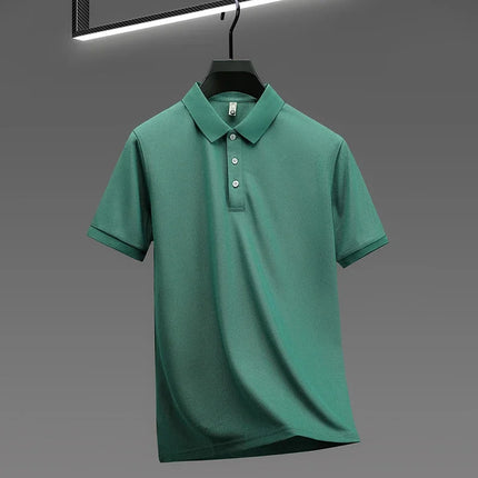Zhejiang Choice Mens Solid Color Polo Shirt Breathable by zapcart