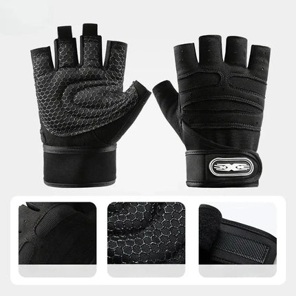 HUBEI Outdoor Sport Gloves Fingerless Wrist Guard Women Men by zapcart