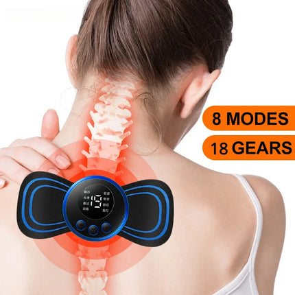 BXAChoice EMS Neck Massager Mini Pain Relief Patch Portable by zapcart