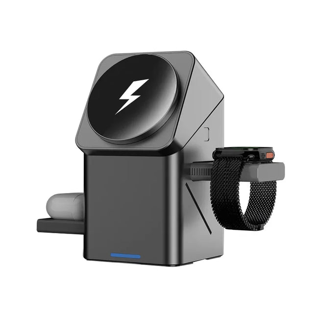 PeGXQ Magnetic 3 in 1 Wireless Charger for iPhone Watch Pods by zapcart