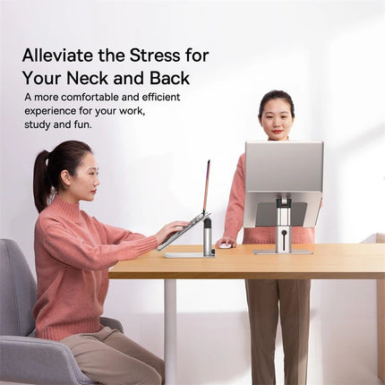 Baseus Adjustable Laptop Stand For MacBook Air Pro Foldable by zapcart