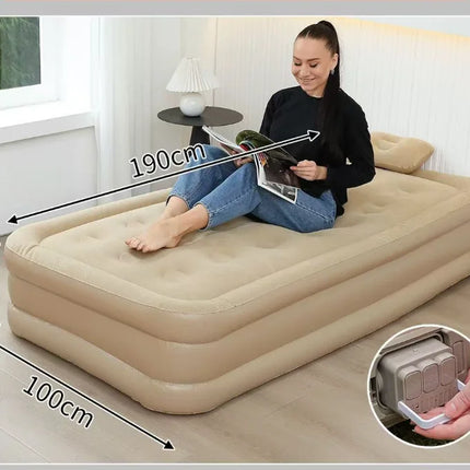 General Air Bed Queen Size With Pump Folding For Camping by zapcart