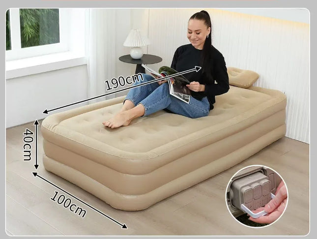 General Air Bed Queen Size With Pump Folding For Camping by zapcart