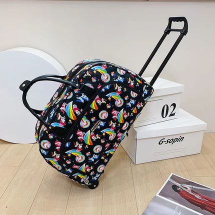 Felemi Large Capacity Women Travel Suitcase Wheeled Luggage by zapcart