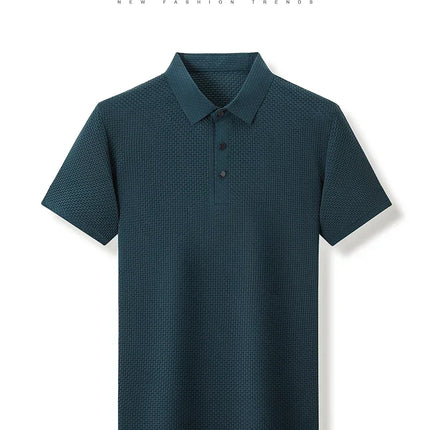 Fujian Choice Mens Polo Shirt Ice Silk Breathable Comfort by zapcart