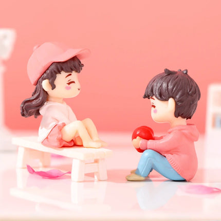 Hign-concerned Miniature Couple Figurines Wedding Gift by zapcart