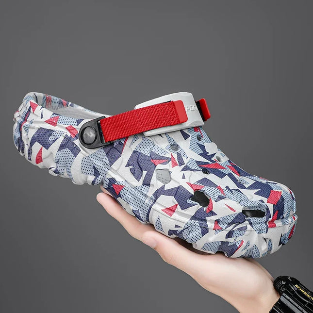 Vzikun Plus Size Men Sandals Lightweight EVA Slides by zapcart