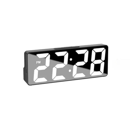 Zapcart Alarm Clock For Home With Mirror LED Display Snooze