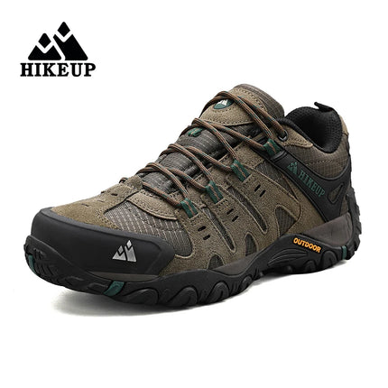 Hikeup Mens Hiking Shoes Durable Non Slip Mountain Trekking by zapcart