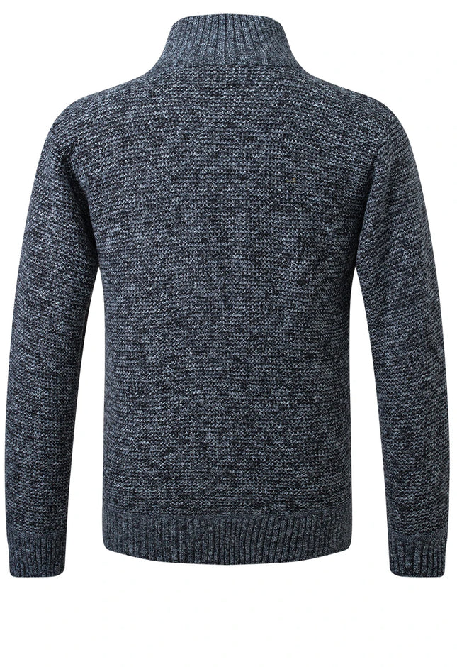 GQXAONC Mens Padded Cardigan Zip Up Warm Autumn Winter Coat by zapcart
