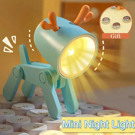 IEEYEEY LED Night Light Cute Pet Lights Foldable Dorm Lamp by zapcart